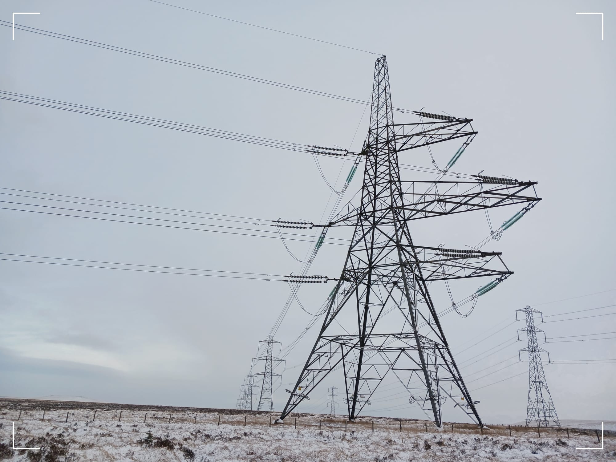 D90 Pylon - Blackstone Edge, Lancashire/Yorkshire Border, UK