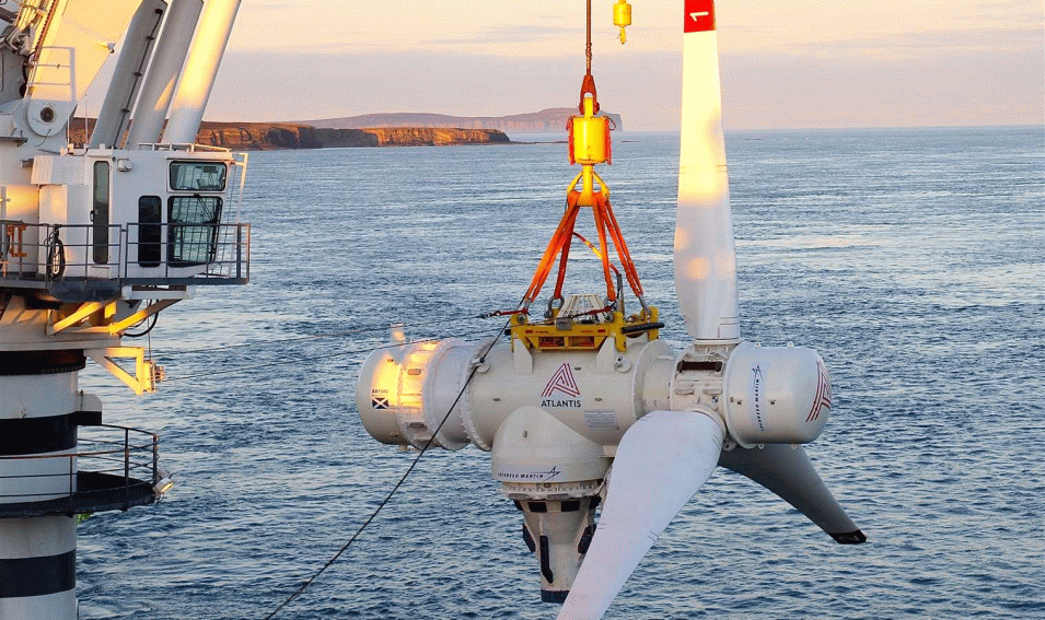 Image Credit: SAE Renewables MYGEN Tidal Turbine