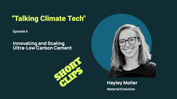 🎙️EP05 - Innovating + Scaling Ultra-low Carbon Cement